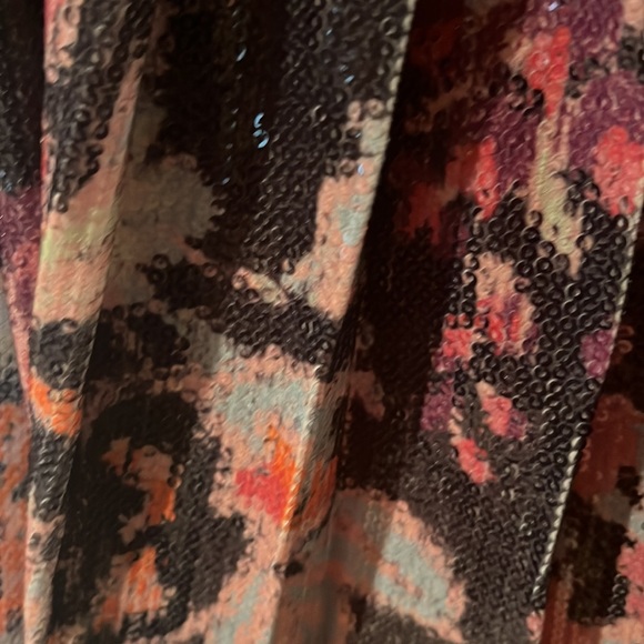 Maeve Sequin Floral Maxi Skirt - Picture 4 of 4